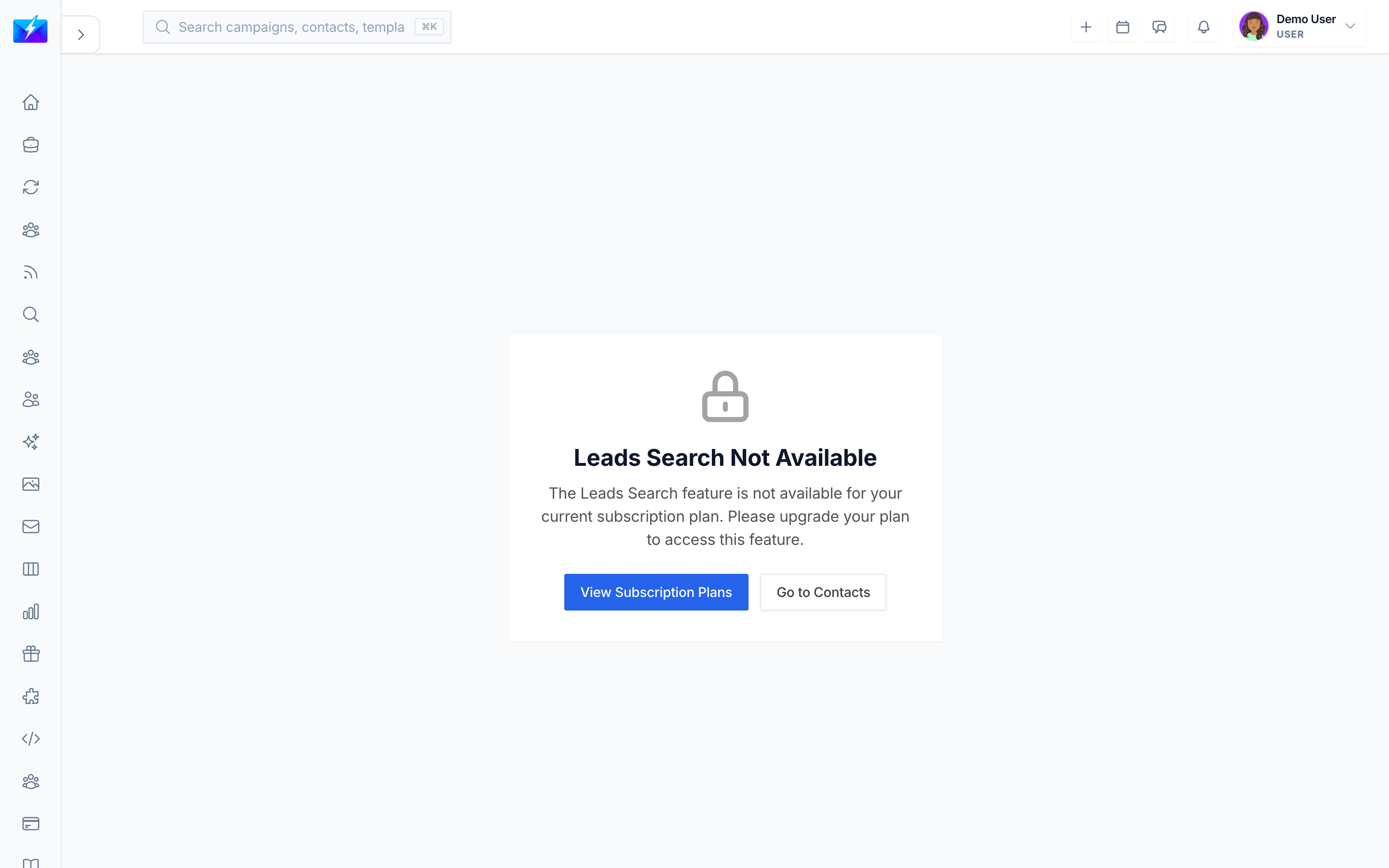 Searching for B2B leads with filters in OutreachBox Leads Search
